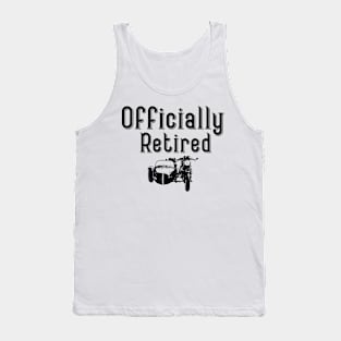 Officially Retired Black Sidecar Tank Top